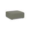 Jax couch: element hocker, linen, army green