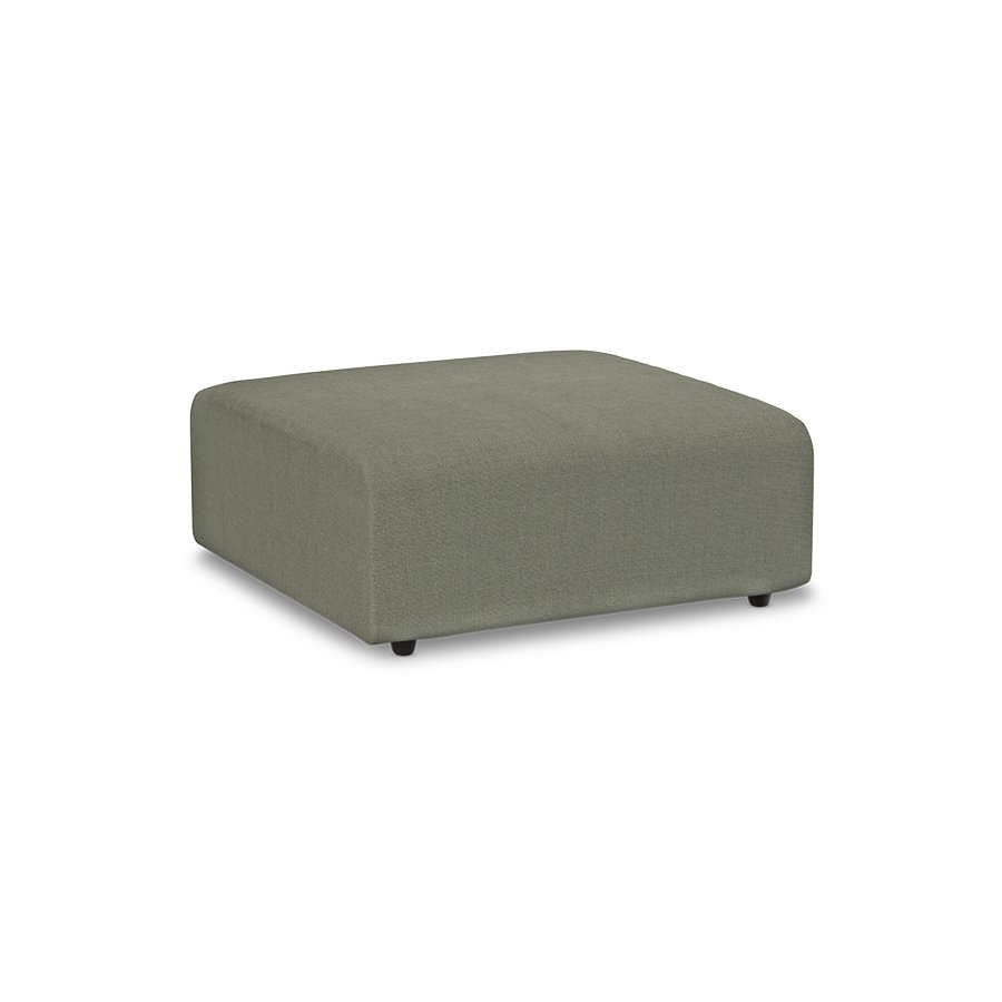 Jax couch: element hocker, linen, army green
