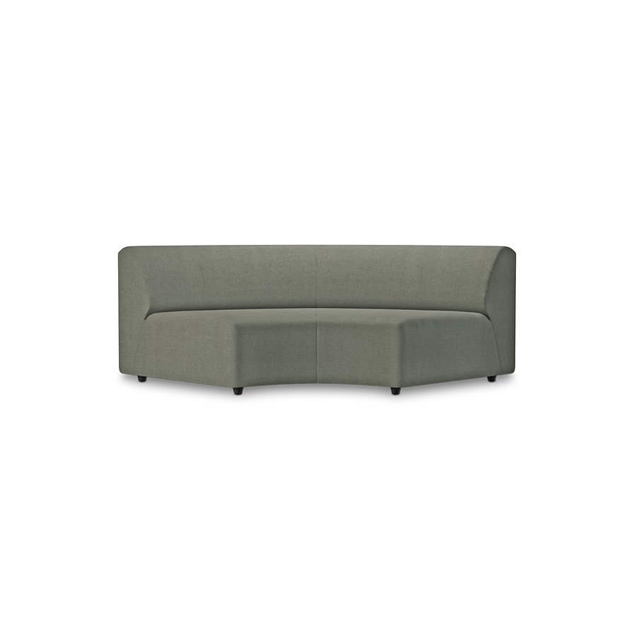 Jax couch: element round, linen, army green