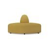 Jax couch: element angle, linen, burnt ochre