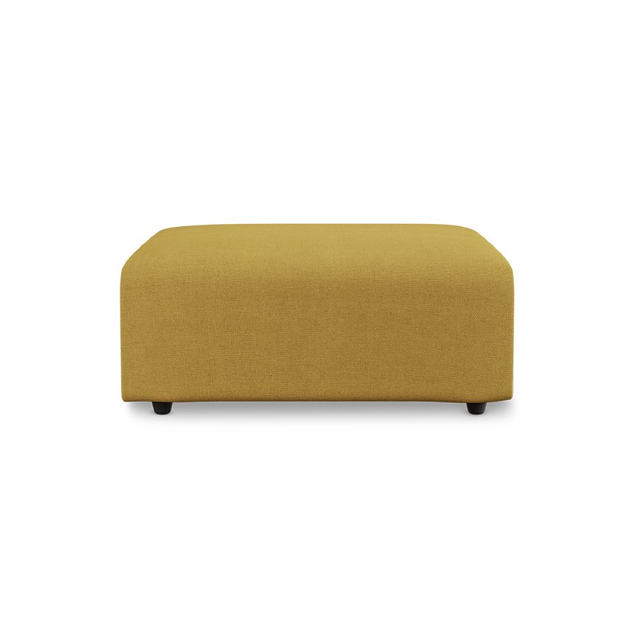 Jax couch: element hocker, linen, burnt ochre