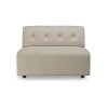 Vint couch: element middle 1,5-seat, pure, ivory