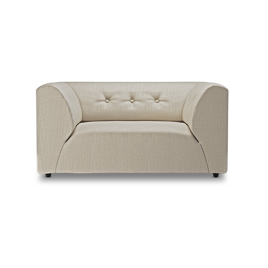 Vint couch: element loveseat, pure, ivory