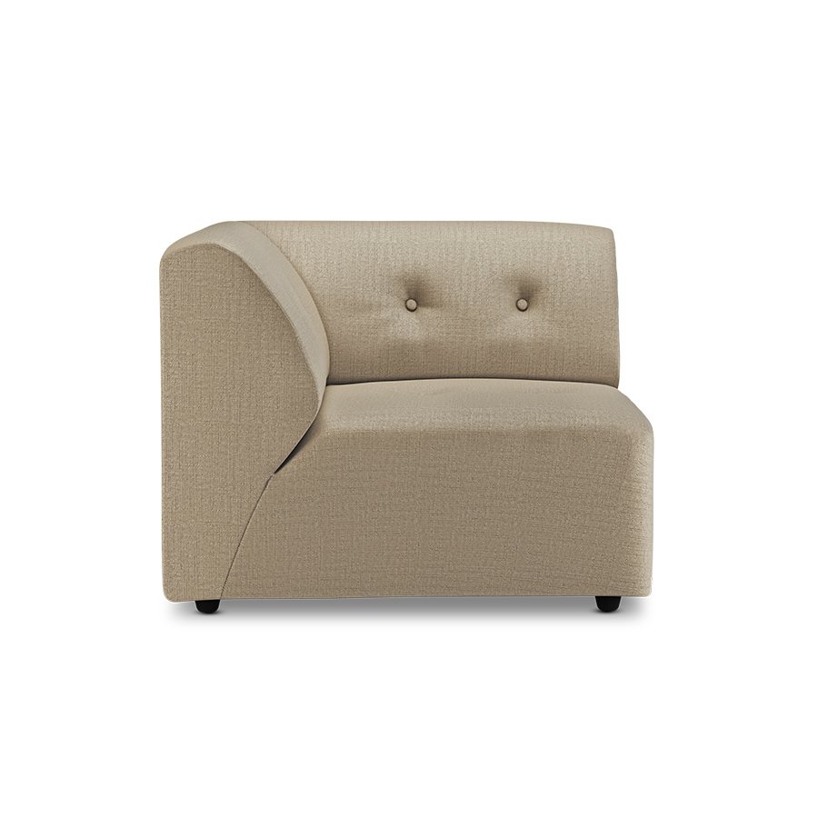 Vint couch: element left, pure, earth