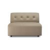 Vint couch: element middle 1,5-seat, pure, earth