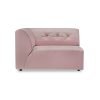 Vint couch: element left 1,5-seat, wise, blossom