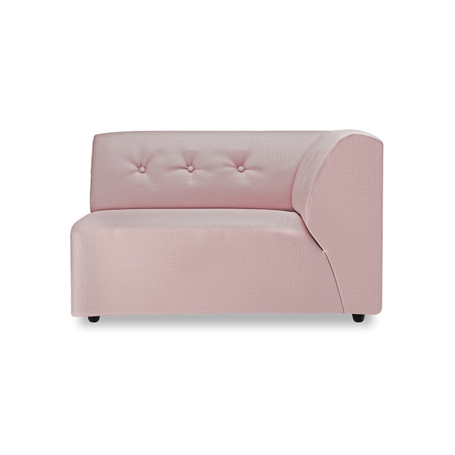 Vint couch: element right 1,5-seat, wise, blossom