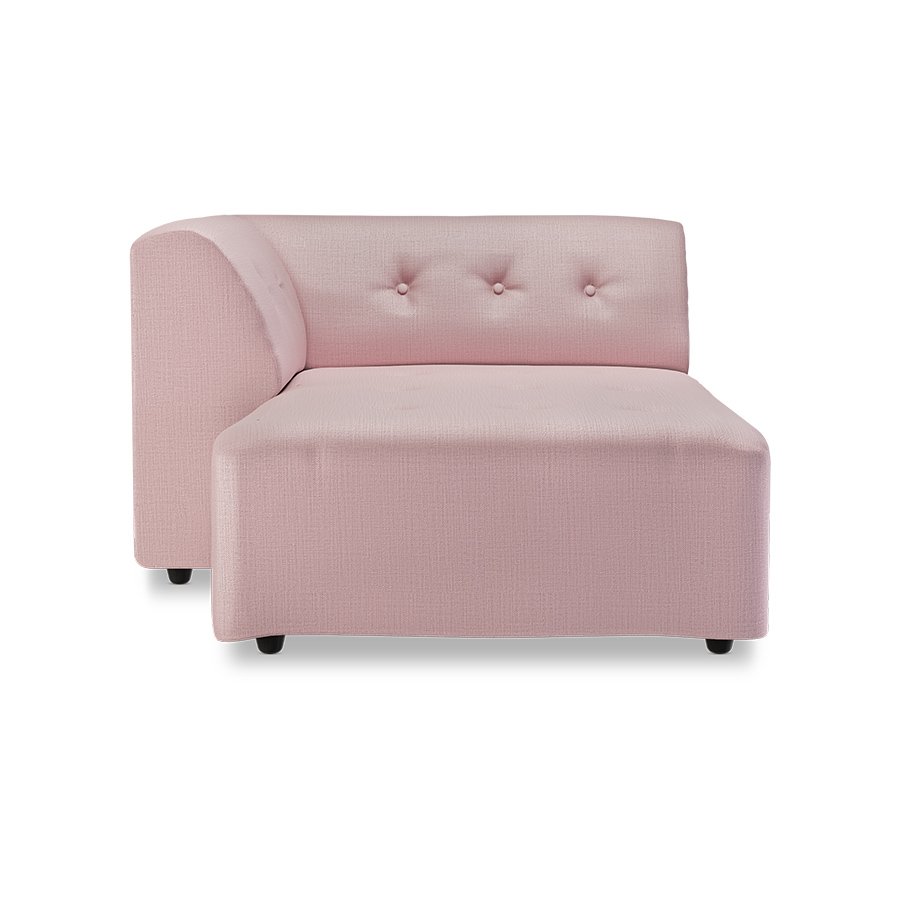 Vint couch: element left divan, wise, blossom