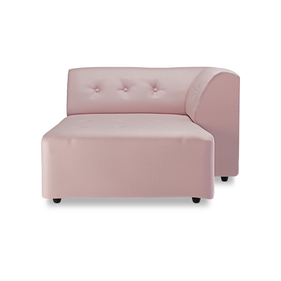 Vint couch: element right divan, wise, blossom