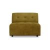 Vint couch: element middle, royal velvet, olive