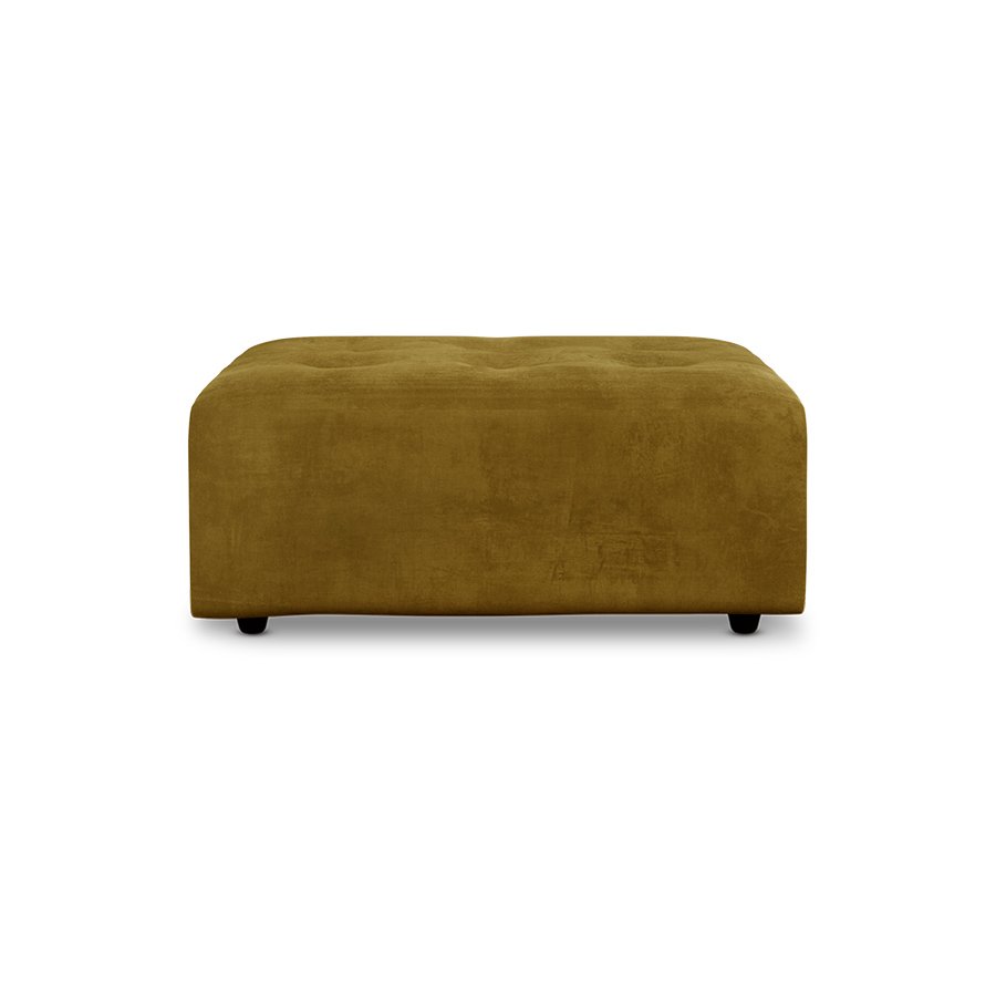 Vint couch: element hocker, royal velvet, olive