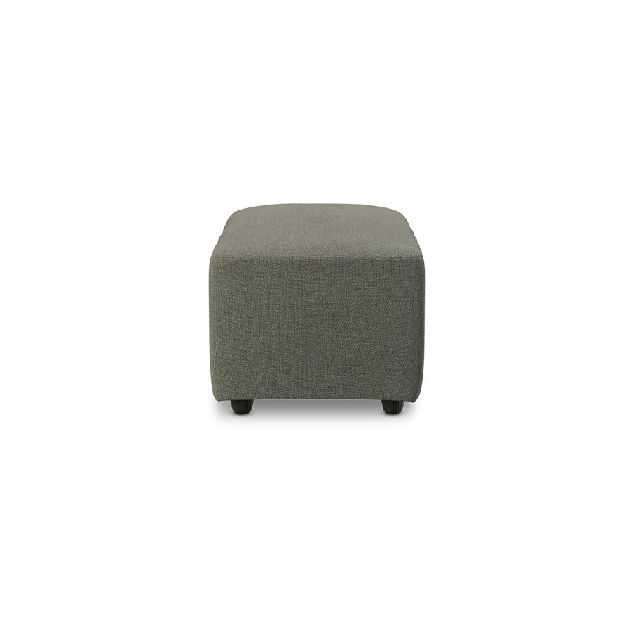 Vint couch: element hocker small, linen, army green