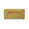 Vint couch: element loveseat, linen, burnt ochre