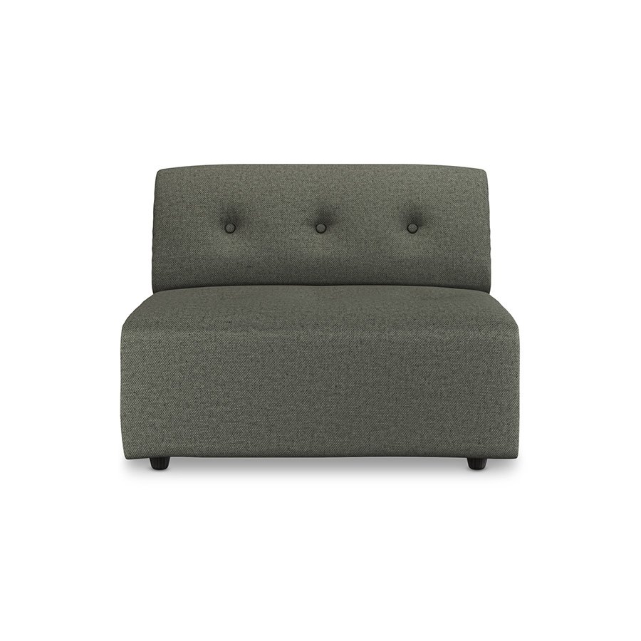 Vint couch: element middle, wander, army green