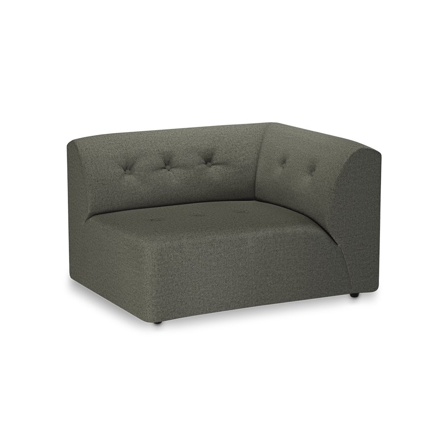 Vint couch: element right 1,5-seat, wander, army green - Image 2