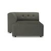 Vint couch: element left divan, wander, army green