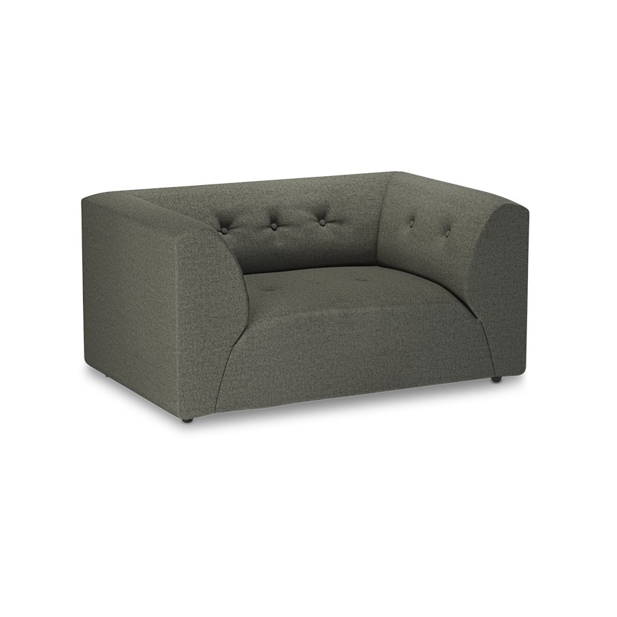 Vint couch: element loveseat, wander, army green