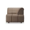 Wave couch: element right high arm, pure, earth