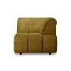 Wave couch: element right high arm, royal velvet, olive