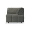 Wave couch: element right high arm, wander, army green