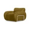 Arc lounge fauteuil, frame sand, royal velvet, olive