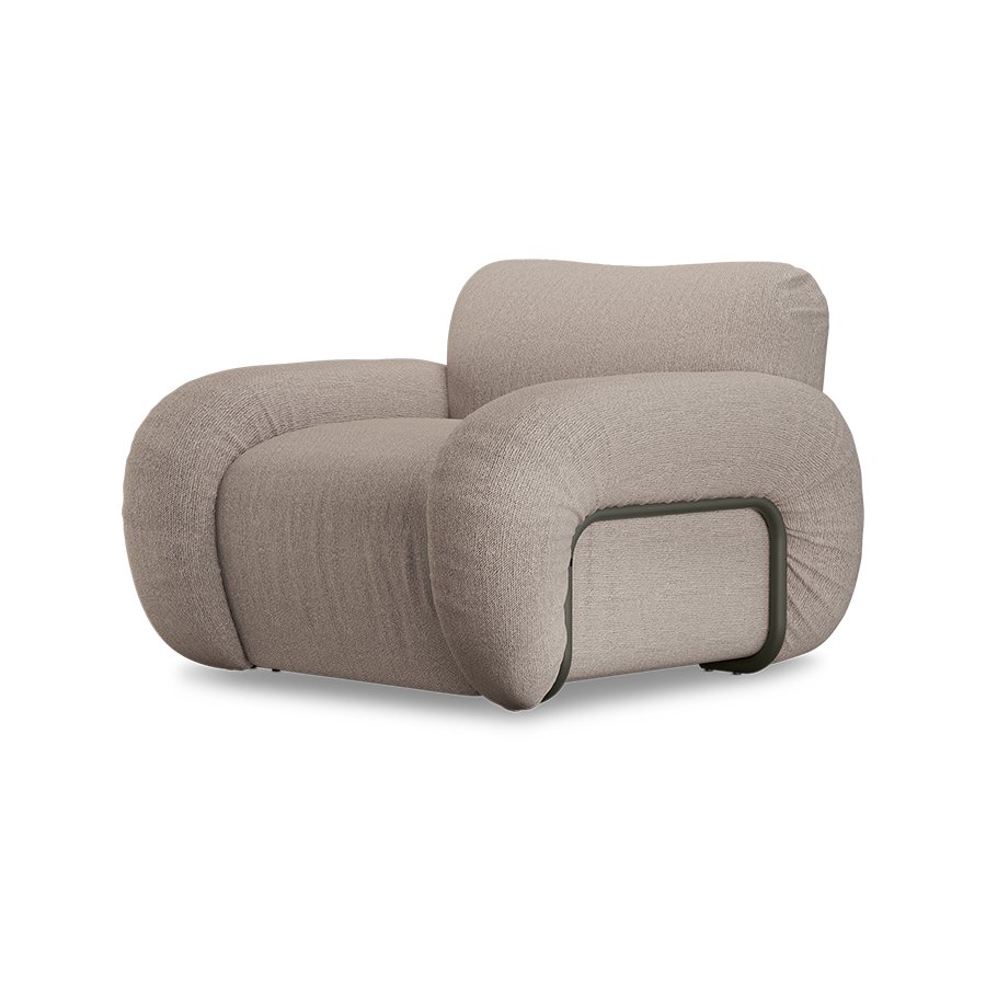 Arc lounge fauteuil, frame ash, sneak, beige