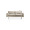 Retro sofa: 2-seats, pure, ivory
