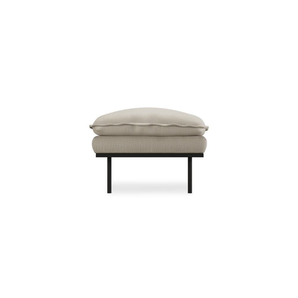 Retro sofa: hocker, pure, ivory