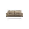 Retro sofa: 2-seats, pure, earth