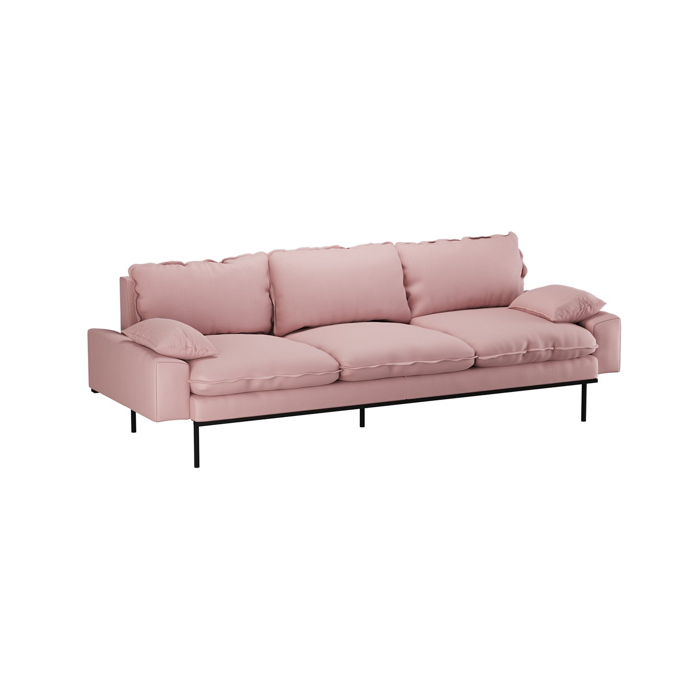 Retro sofa: 4-seats, wise, blossom - Image 2