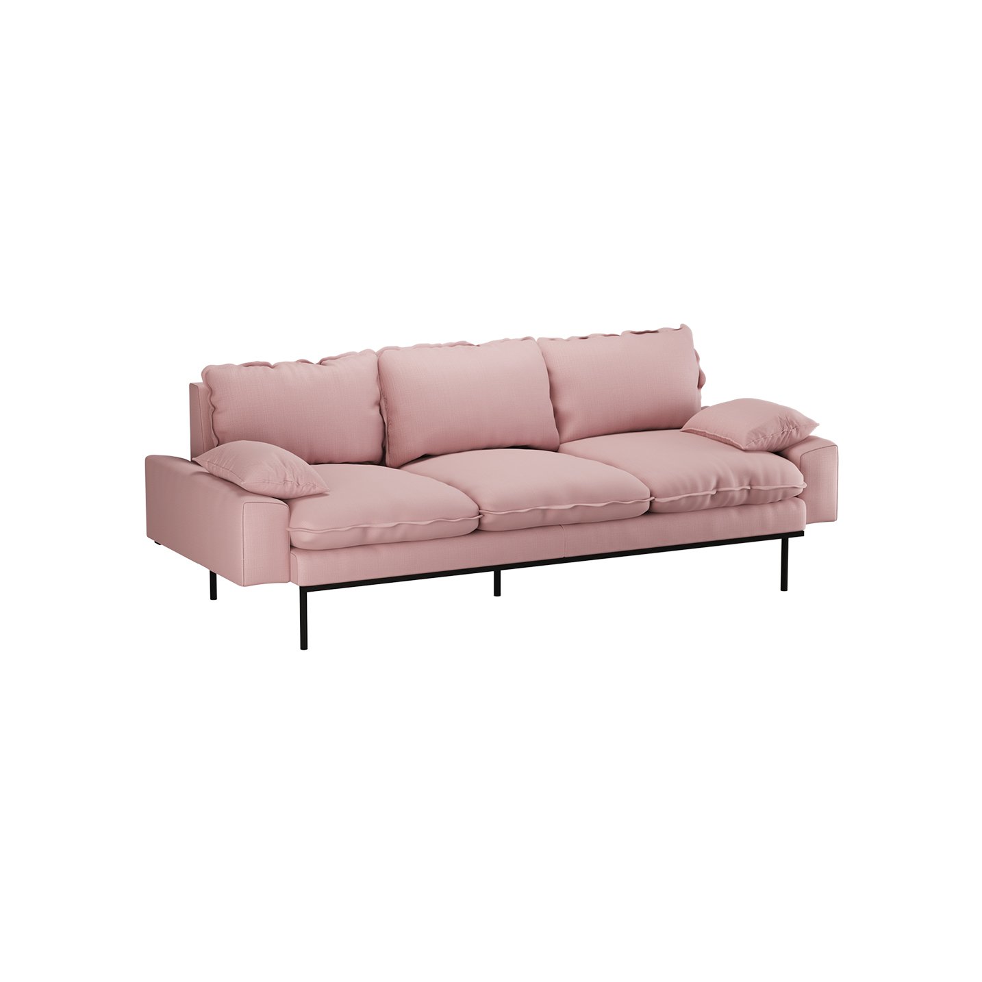 Retro sofa: 3-seats, wise, blossom - Image 2