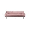 Retro sofa: 3-seats, wise, blossom
