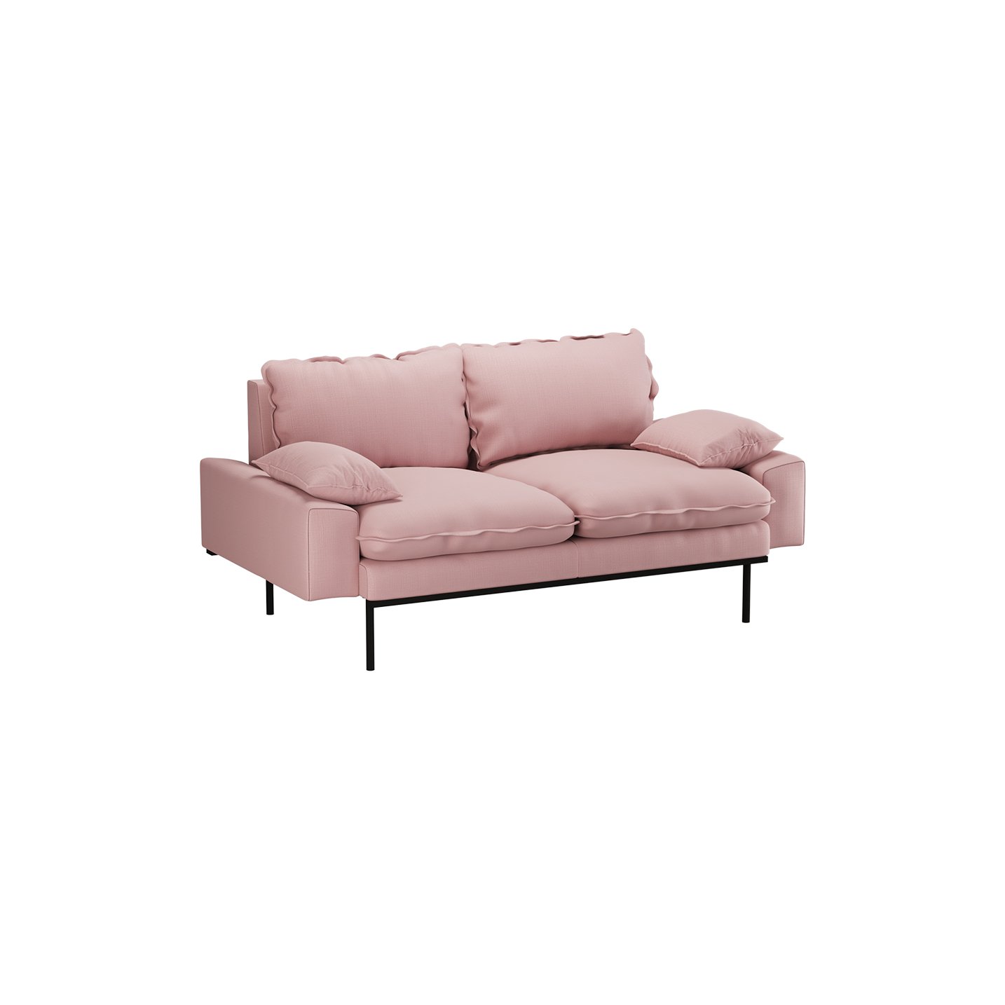 Retro sofa: 2-seats, wise, blossom - Image 2