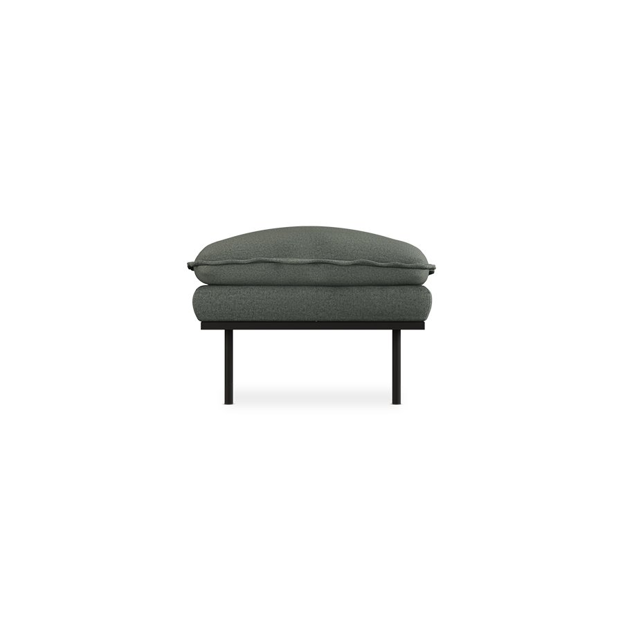 Retro sofa: hocker, wander, army green