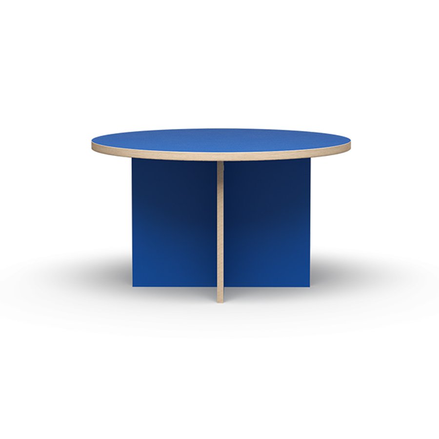Dining table, blue, round 130cm - Image 3