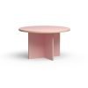 Dining table, pink, round 130cm