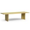 Dining table, olive, rectangular 280cm