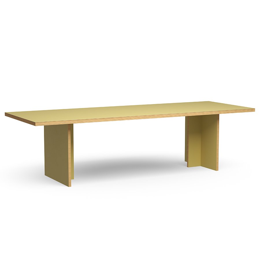 Dining table, olive, rectangular 280cm