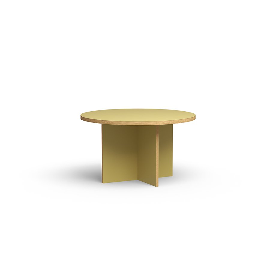 Dining table, olive, round 130cm