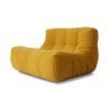 Lazy Lounge chair fluffy, ochre