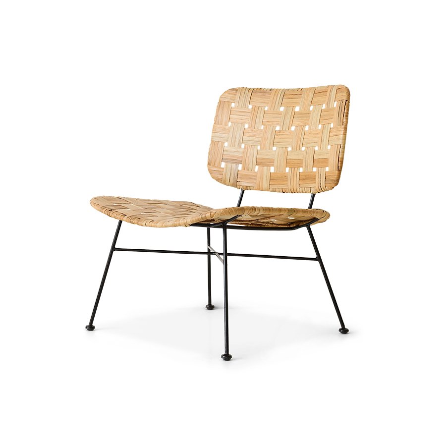 Rattan lounge chair natural special