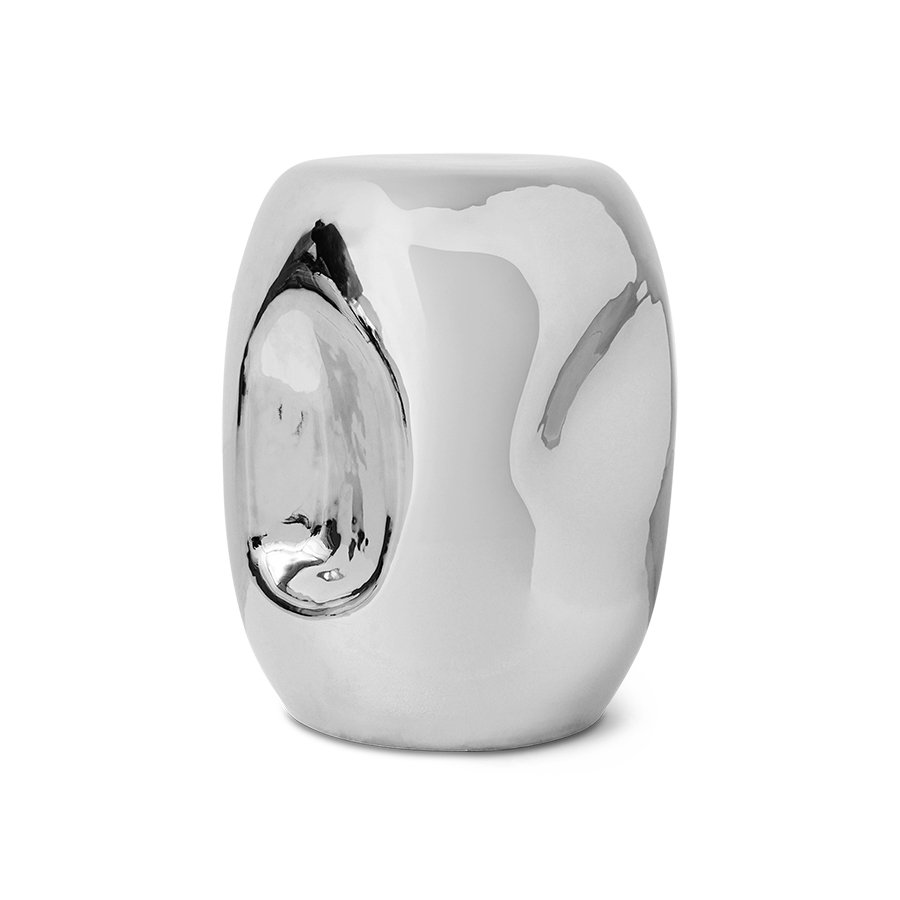 Currents chrome side table