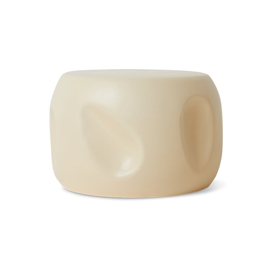 Currents ceramic side table shell