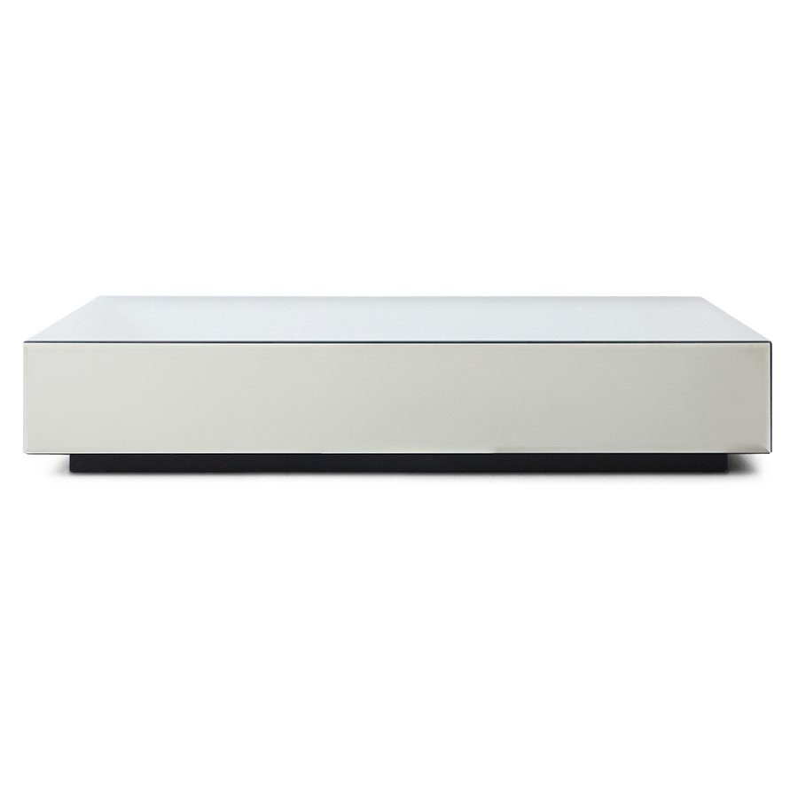 Mirror block coffee table clear (120x80cm)