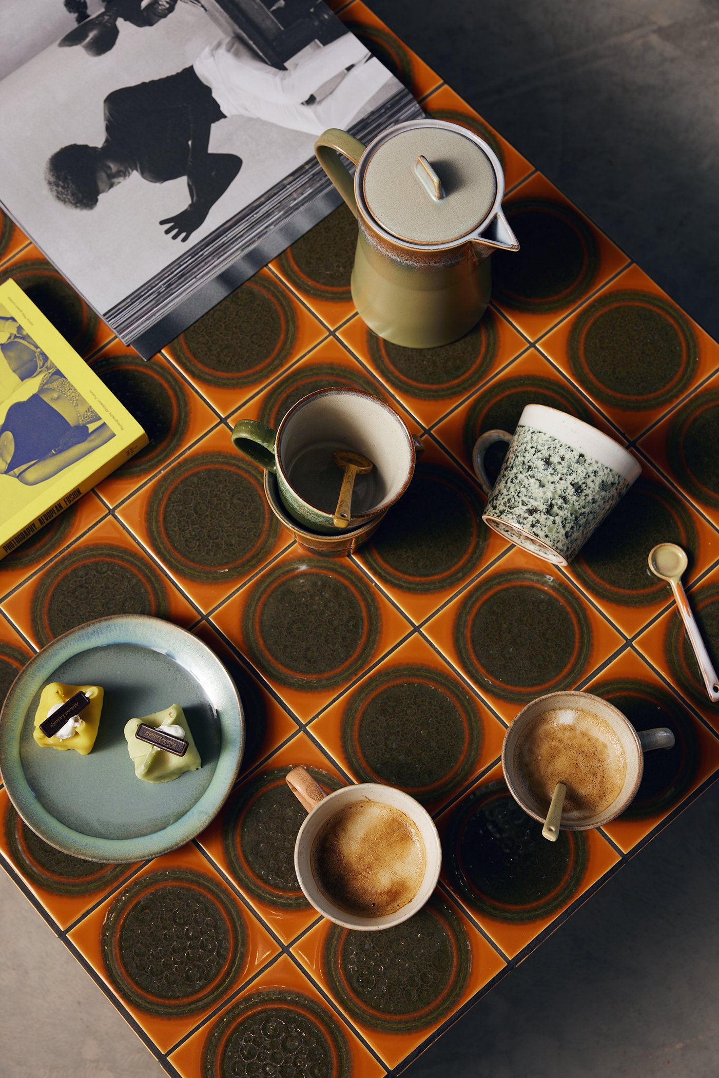 70s ceramics: cappuccino mug, hail - Image 5