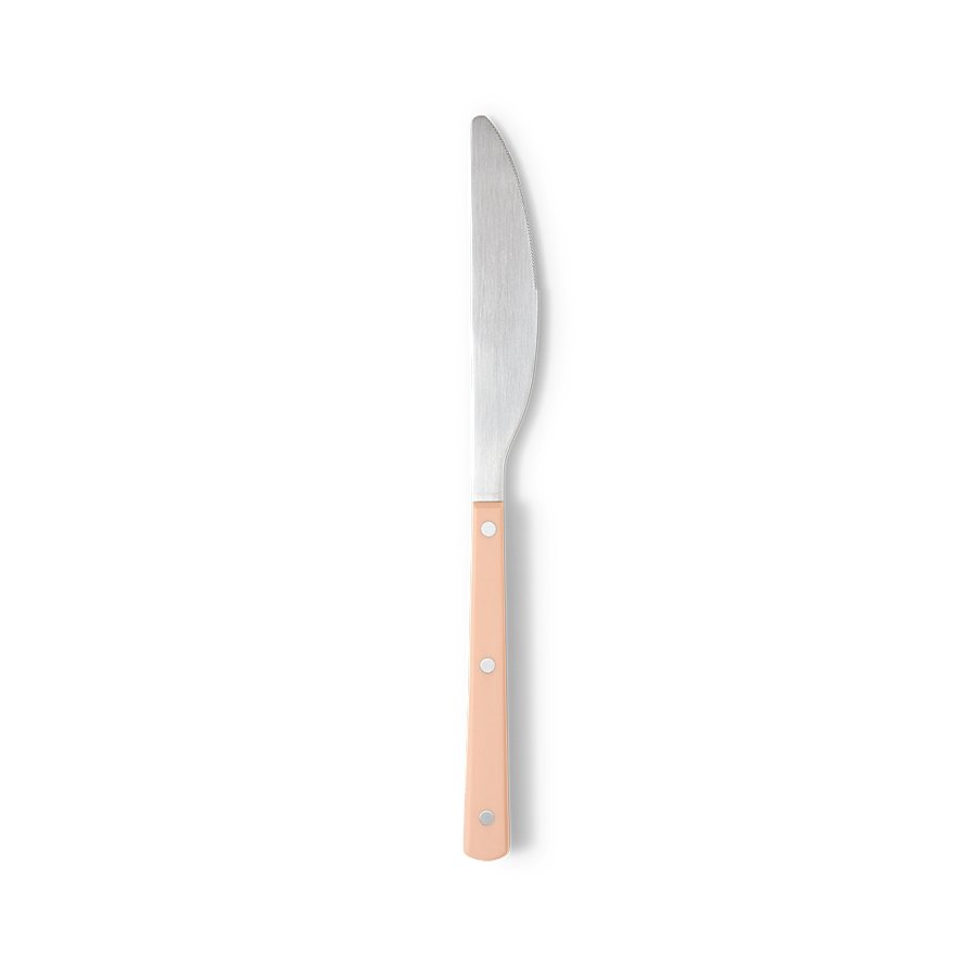 70s cutlery knife peach