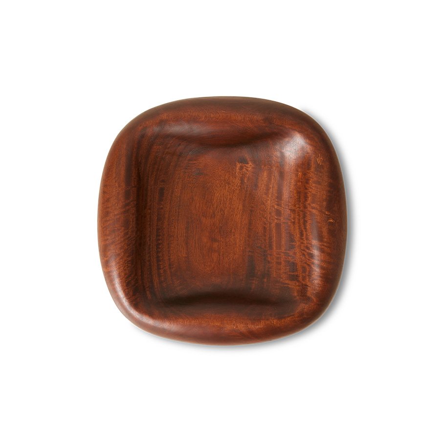 Wooden fruit bowl