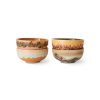 70s ceramics: XS bowls marine (set of 4)