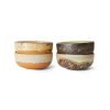 70s ceramics: tapas bowls drift (set of 4)