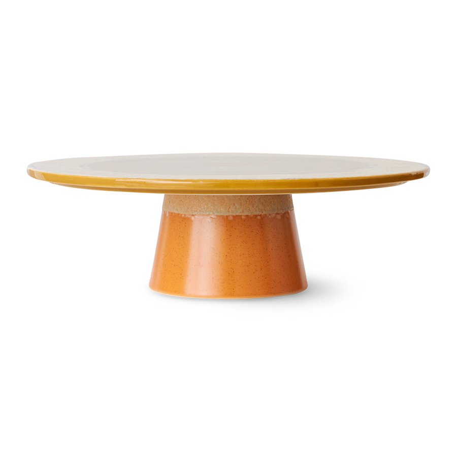 70s ceramics: plateau papaya